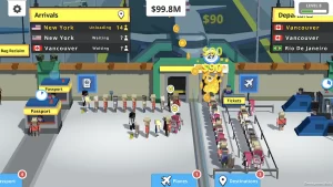 Idle Tap Airport (Unlimited Gems and Money) 4